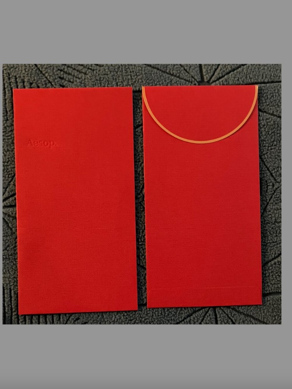 Aesop Lunar Chinese New Year Lucky Red Envelopes/Lai See/Hongbao (Set of 5)